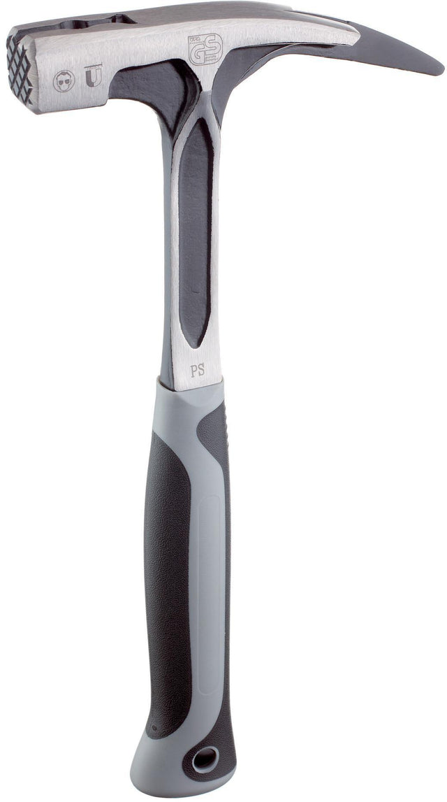 PICARD Ganzstahllatthammer DIN 7239, 600 g Kopf, mit Magnet, geraut, 920 g