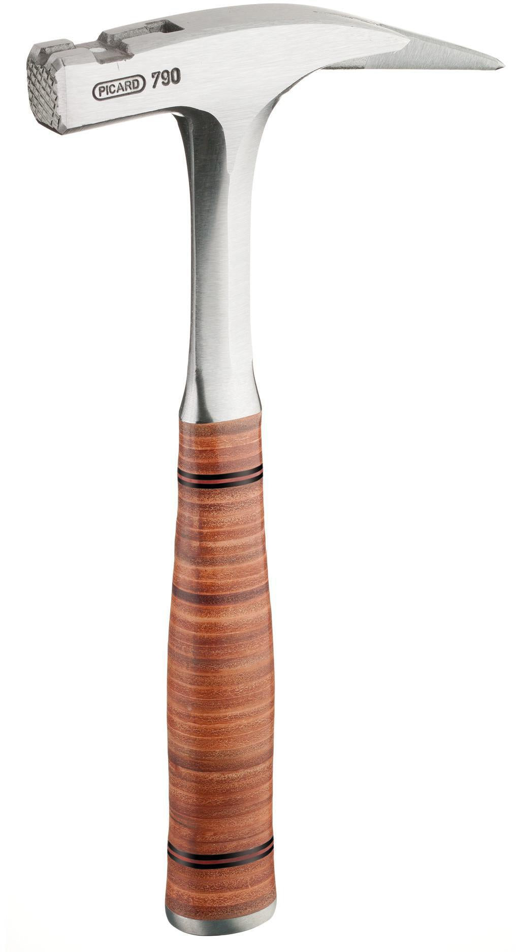 Picard Ganzstahllatthammer 79000 mit Magnet, 950 g, glatte Bahn, Ledergriff