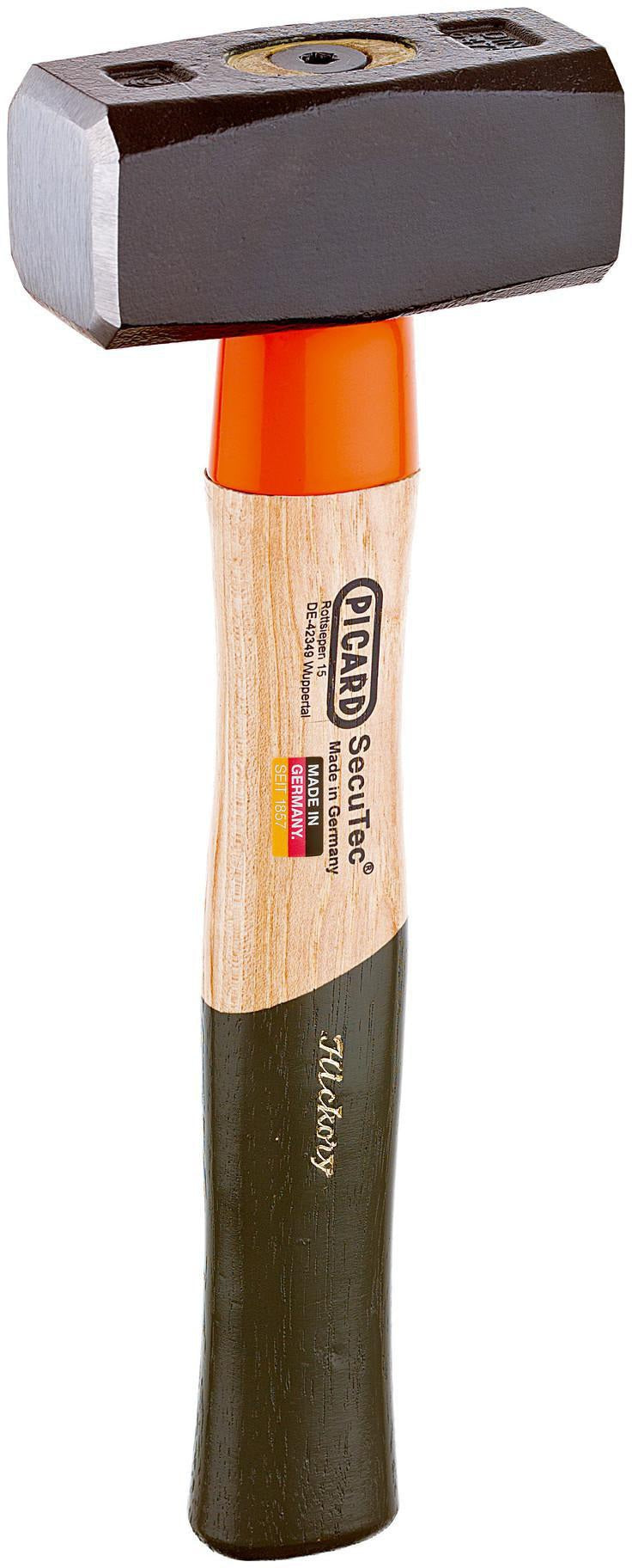 Fäustel SecuTec® Nr. 43 von PICARD – 1000 g Kopf, Hickorystiel, Spezialstahl