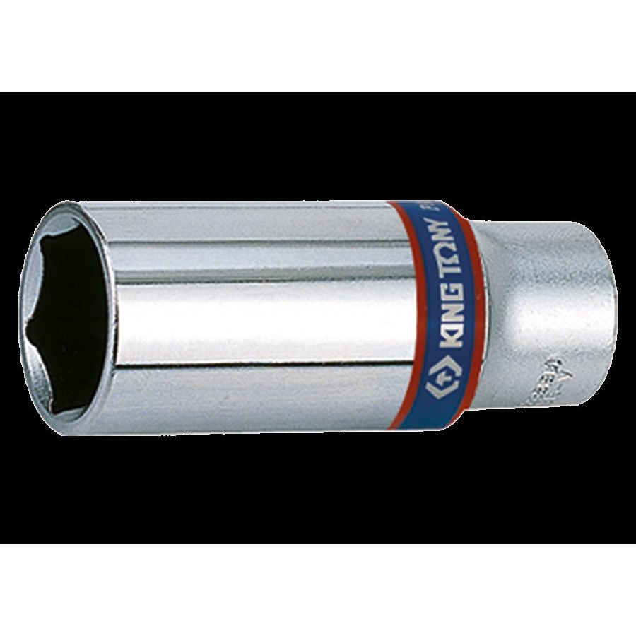 KING TONY Profi-Werkzeuge - 3/8" Steckschlüssel, metrisch, lang - 7 mm 323507M