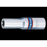 KING TONY Profi-Werkzeuge - 3/8" Steckschlüssel Außen-TORX®-Schrauben, metrisch, lang - E7 327507M