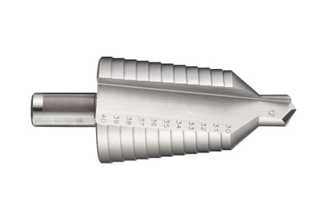 DORMER Stufenbohrer HSS Blank G314 – 12–20 mm, Zylinderschaft 9 mm, unbeschichtet