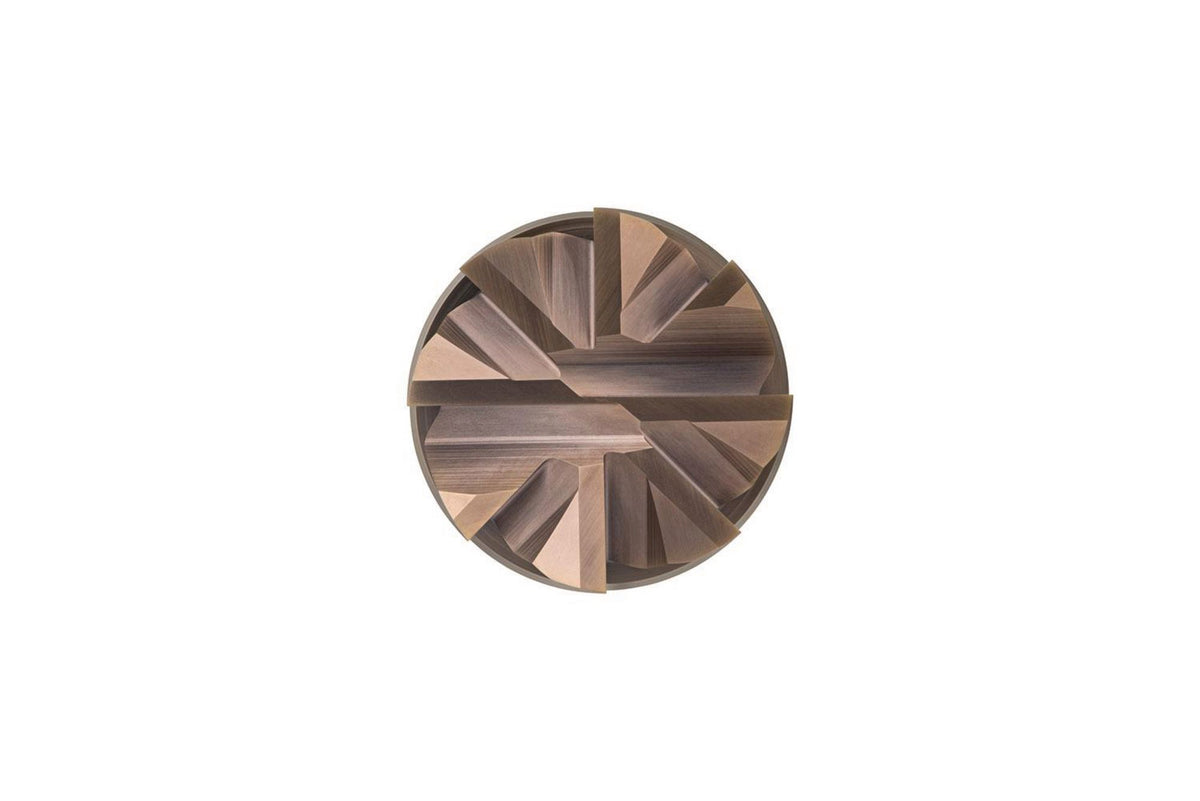 DORMER S525 Schaftfräser D.10mm HM TiSiN – 6 Schneiden, 50° Helix für gehärtete Materialien