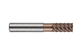 DORMER S525 Schaftfräser D.10mm HM TiSiN – 6 Schneiden, 50° Helix für gehärtete Materialien