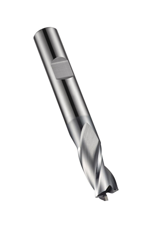 DORMER Langlochfräser HM AlCrN 10 mm Z3 – DIN 6527 L, kurze Bauform, Weldonschaft