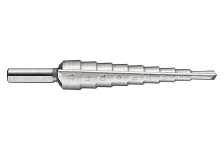 DORMER Stufenbohrer HSS Blank G314 – 12–20 mm, Zylinderschaft 9 mm, unbeschichtet