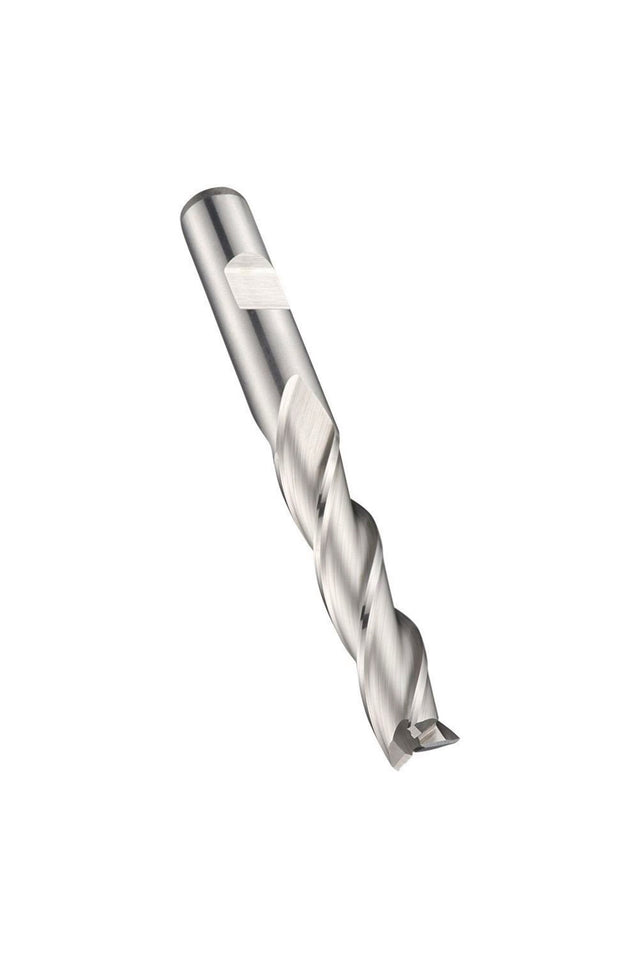 DORMER Schaftfräser C346 HSS-E Ø10 mm, DIN 844 L, 3 Schneiden, 30° Drallwinkel