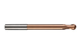 DORMER Radiusfräser S533 VHM TiSiN 10 mm – Extra kurzer Kugelfräser für gehärtete Materialien