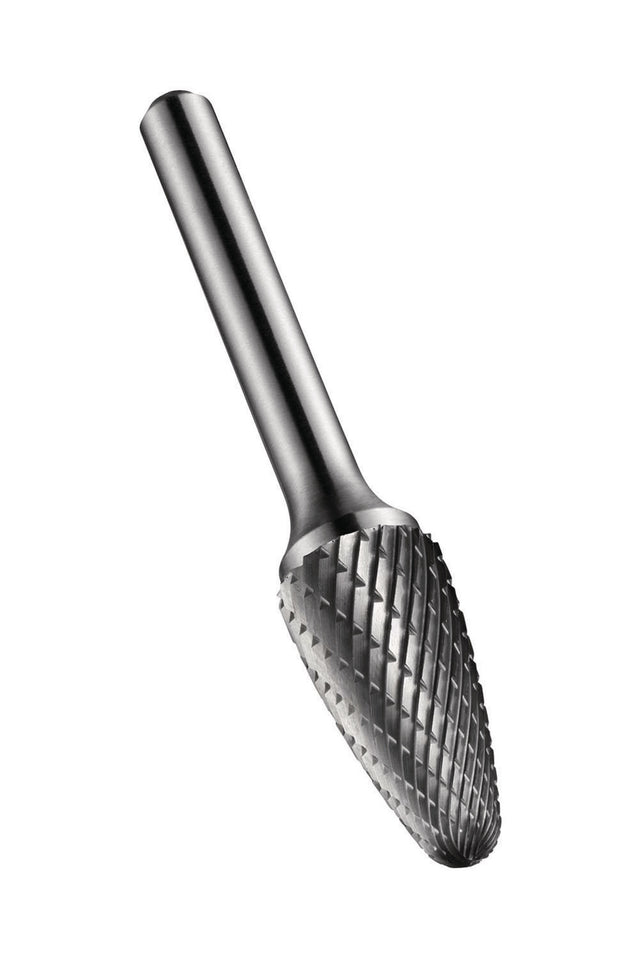 DORMER Frässtift RBF Ø 12,7 mm HM Kreuzverzahnung – Form F für Konturen und Kanten