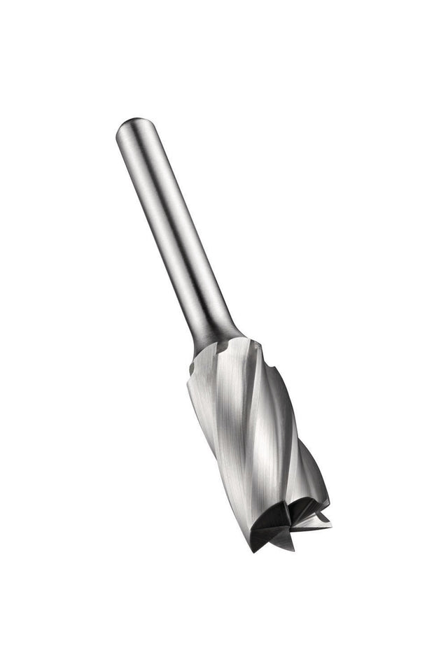 DORMER Frässtift ZYA-S Ø 12,7 mm HM Blank für Aluminium – 25 mm Kopflänge, 6 mm Schaft