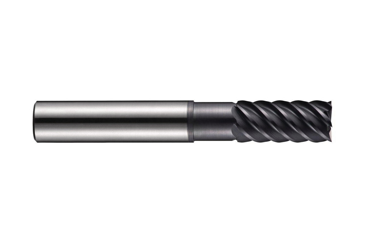 DORMER S225 Schaftfräser D.10mm HM AlTiN – 6 Schneiden, 50° Helix, DIN 6535-HA