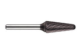 DORMER Frässtift KEL Ø 12,7 mm HM TiAlN Kreuzverzahnung für Stahl & Edelstahl