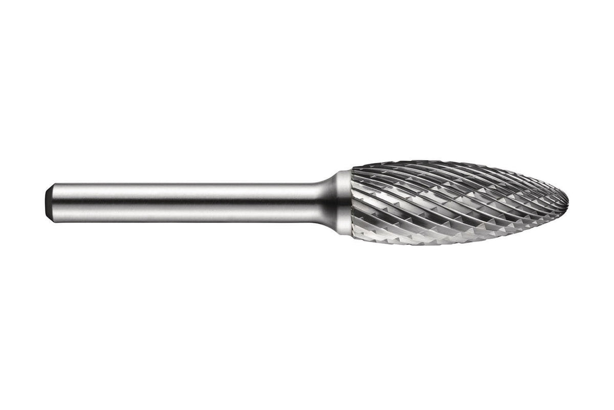 DORMER P815 Frässtift Form H Ø 12,7 mm HM Kreuzverzahnung Schaft-Ø 6 mm