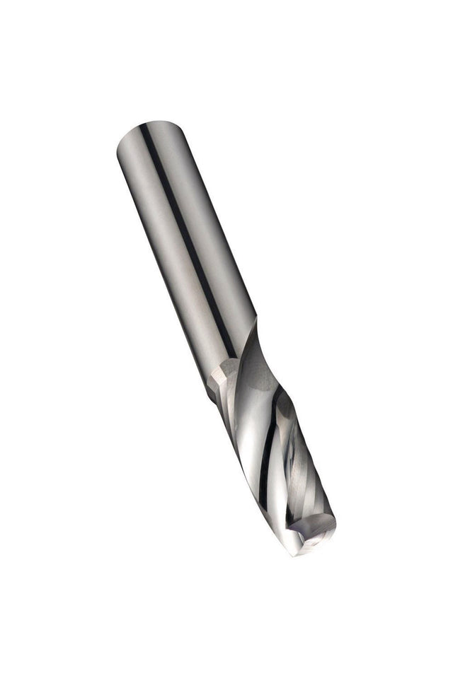 DORMER Schaftfräser S637 Ø10 mm HM Polished 25° Z1 – Kurz, DIN 6535-HA