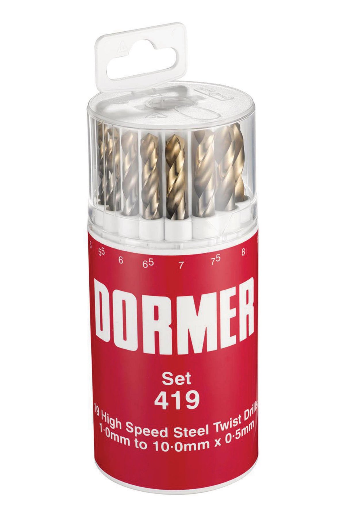 DORMER Spiralbohrersatz A094 HSS TiN-beschichtet 13-teilig 1,5-6,5 mm