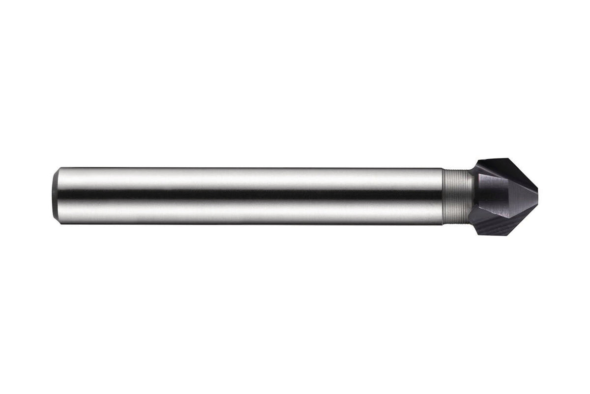 DORMER Kegelsenker DIN 335 C 90° HSS TiAlN 10 mm – 3 Schneiden, Zylinderschaft