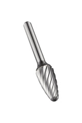DORMER Frässtift RBF Ø 12,7 mm HM Verzahnung für INOX – Kopflänge 25 mm, Schaft-Ø 6 mm