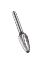 DORMER Frässtift RBF Ø 12,7 mm HM Verzahnung für INOX – Kopflänge 25 mm, Schaft-Ø 6 mm