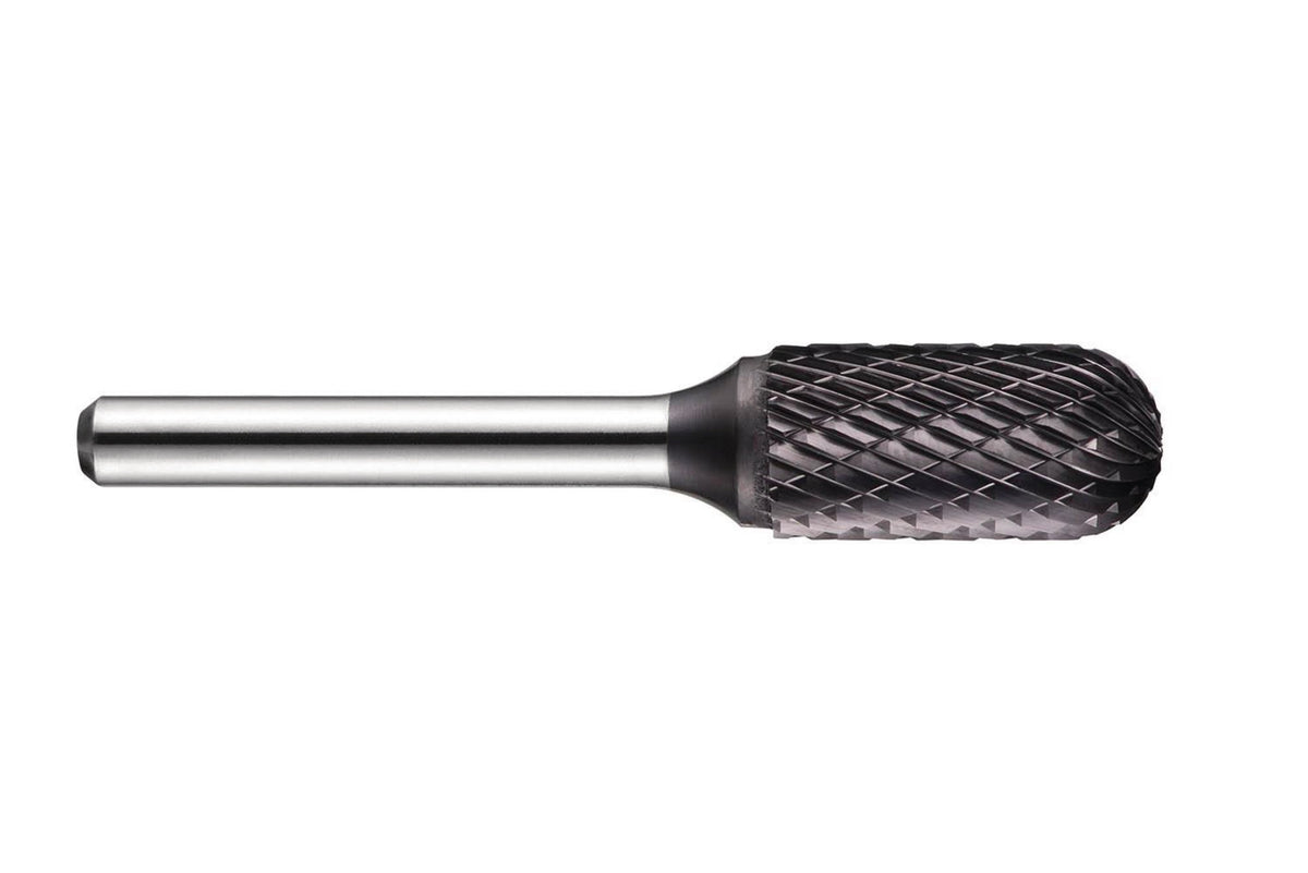 DORMER Frässtift WRC 12,7 mm HM TiAlN – Zylindrischer Frässtift mit Kugelnase für Stahl & Edelstahl