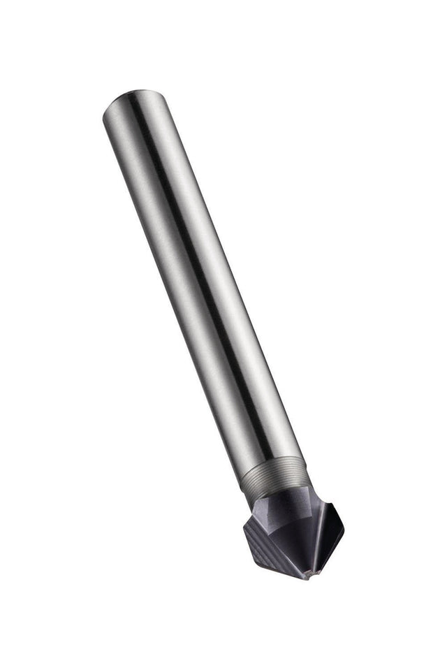 DORMER Kegelsenker DIN 335 C 90° HSS TiAlN 10 mm – 3 Schneiden, Zylinderschaft