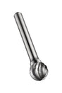DORMER Frässtift KUD Ø 12,7 mm VHM Kugelform für Stahl