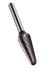DORMER Frässtift KEL Ø 12,7 mm HM TiAlN Kreuzverzahnung für Stahl & Edelstahl