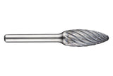 DORMER Frässtift Form H Ø 12,7 mm VHM für Stahl – 32 mm Schnittlänge, 6 mm Schaft