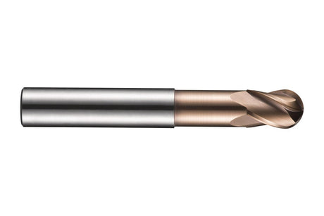 DORMER Radiusfräser S534 Ø10 mm HM TiSiN Z4 extra kurz – Kugelfräser für gehärtete Materialien