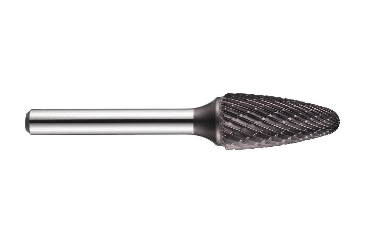 DORMER Frässtift RBF Ø 12,7 mm HM TiAlN – Tannenform für Konturen und Kanten
