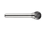 DORMER Frässtift KUD Ø 12,7 mm HM Kreuzverzahnung Schaft-Ø 6 mm