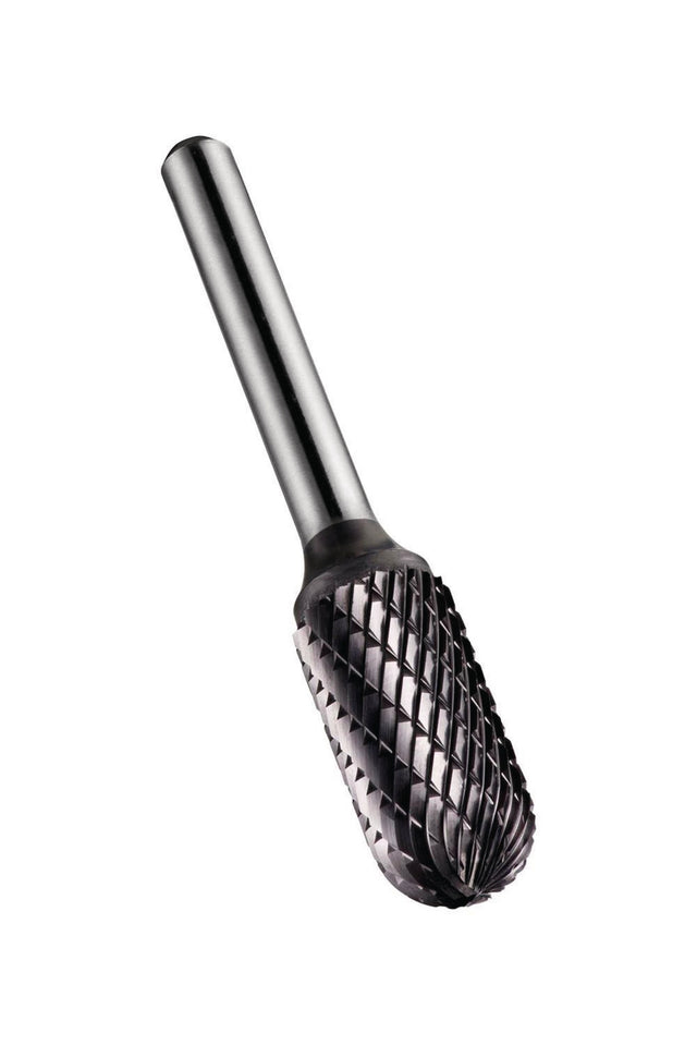DORMER Frässtift WRC 12,7 mm HM TiAlN – Zylindrischer Frässtift mit Kugelnase für Stahl & Edelstahl