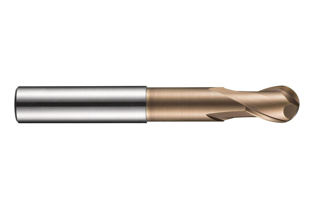 DORMER Radiusfräser S531 HM TiSiN 1,5 mm – extra kurz, 2 Schneiden