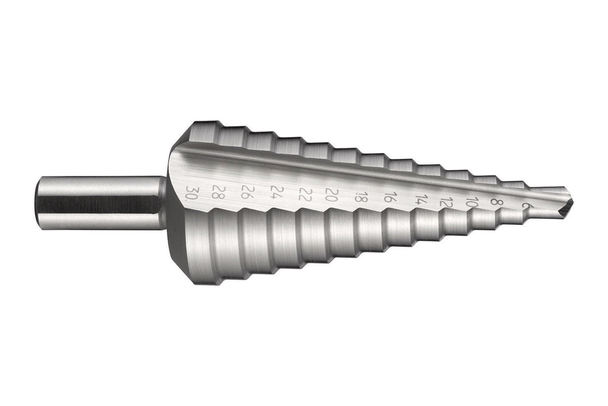 DORMER Stufenbohrer HSS Blank G314 – 12–20 mm, Zylinderschaft 9 mm, unbeschichtet