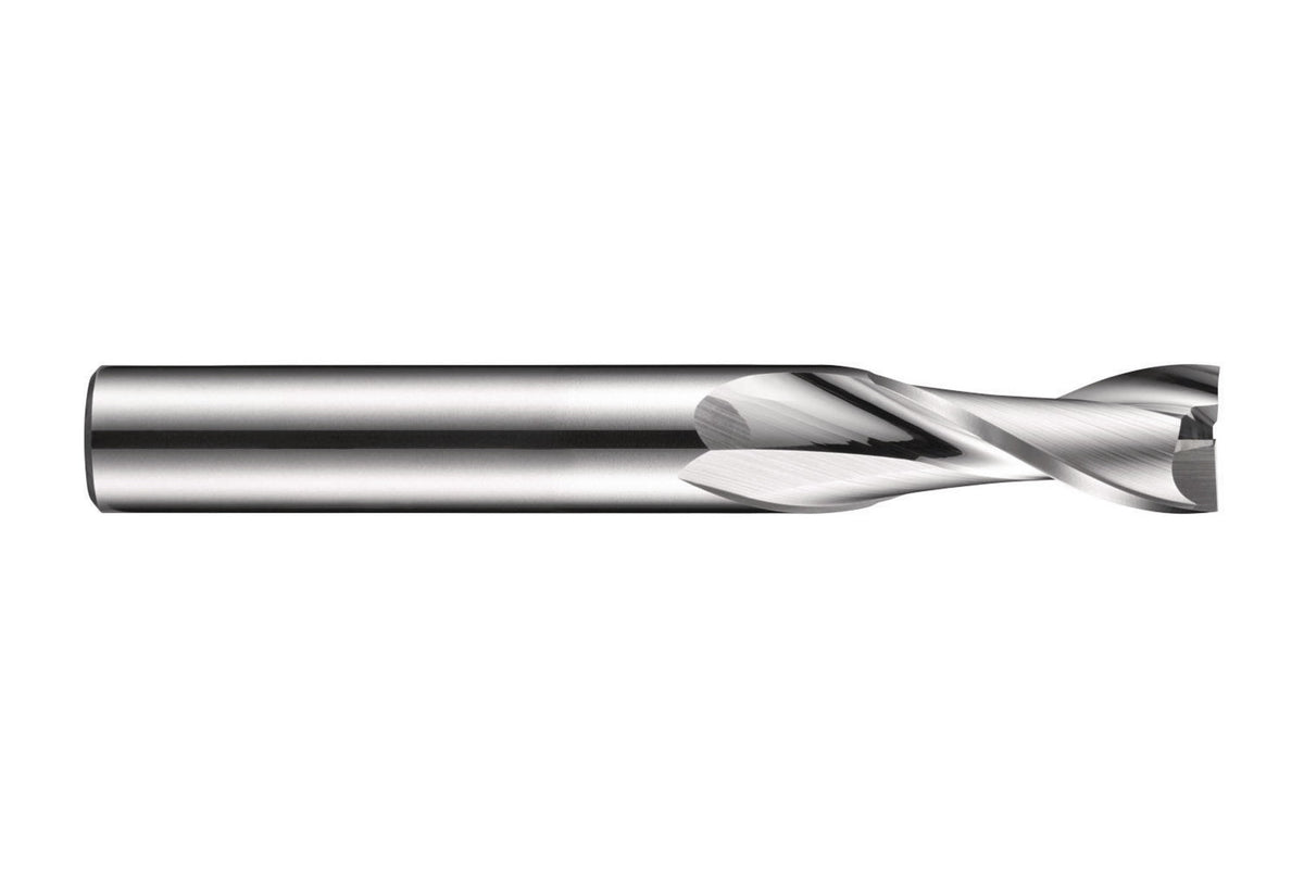 DORMER Schaftfräser S610 Ø10 mm VHM Polished – 2 Schneiden, 0,1 mm Radius