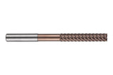 DORMER Schaftfräser S527 D.10mm HM TiSiN – extra lang, 6 Schneiden, 50° Helix