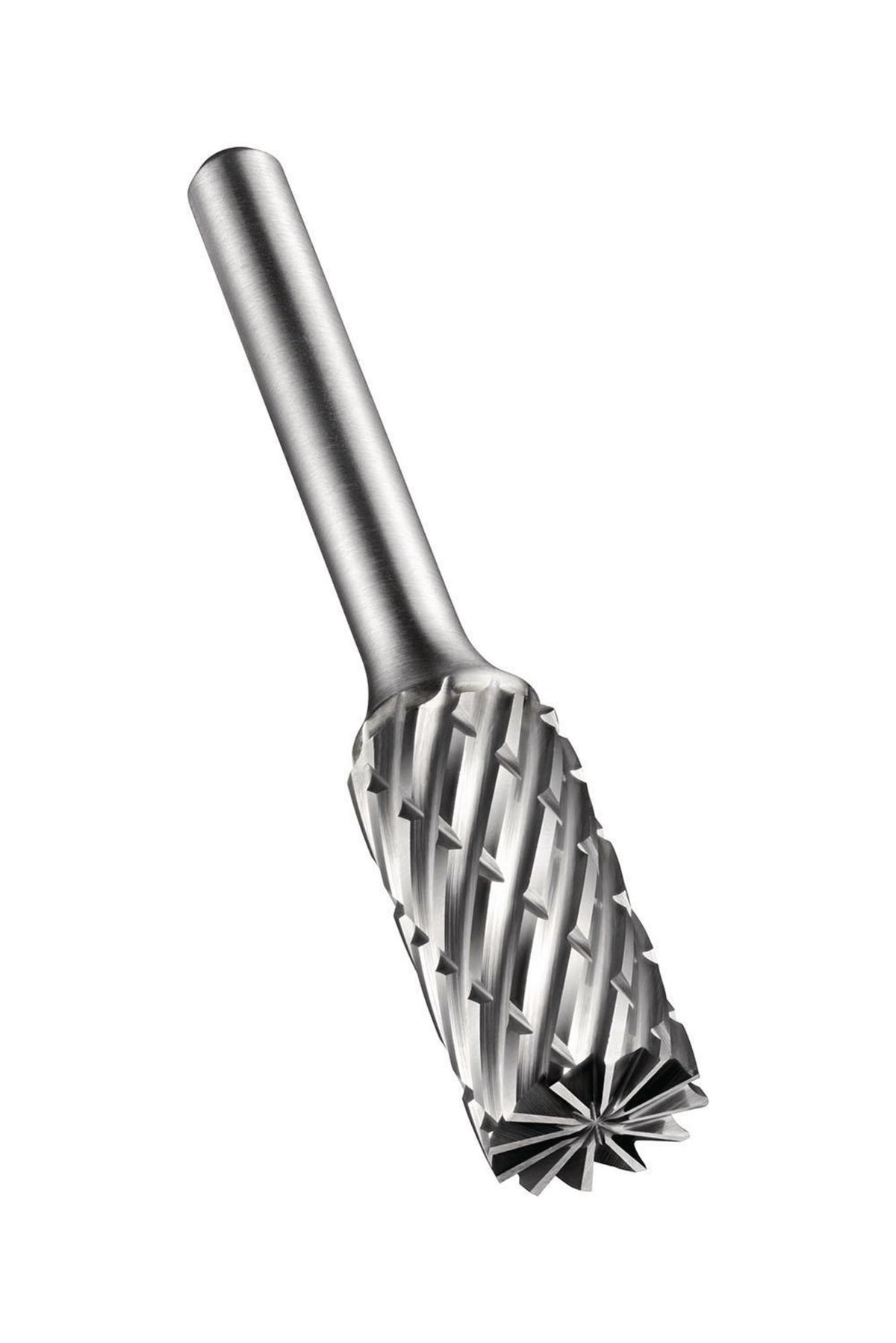 DORMER Frässtift ZYA-S Ø 12,7 mm VHM für Stahl – Zylindrischer Frässtift mit Stirnverzahnung