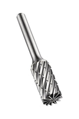 DORMER Frässtift ZYA-S Ø 12,7 mm VHM für Stahl – Zylindrischer Frässtift mit Stirnverzahnung