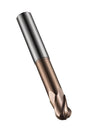 DORMER Radiusfräser S535 10 mm HM TiSiN Z4 extra kurz – Kugelfräser für gehärtete Materialien