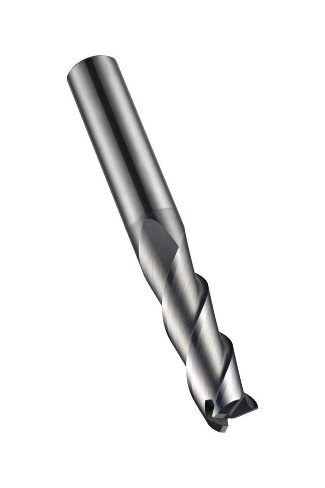 DORMER Schaftfräser S714 Ø10 mm HM AlCrN 3 Schneiden lang – für Stahl & Edelstahl