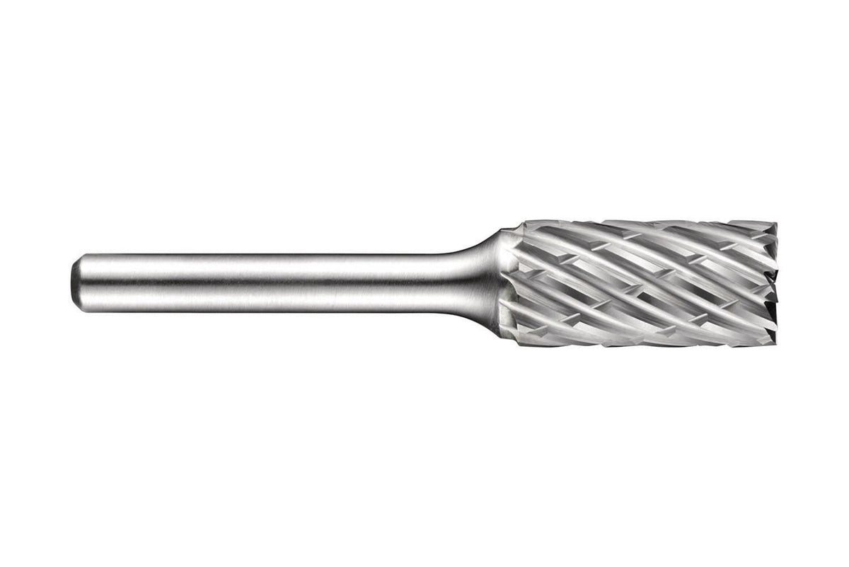 DORMER Frässtift ZYA-S Ø 12,7 mm VHM für Stahl – Zylindrischer Frässtift mit Stirnverzahnung