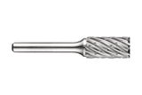 DORMER Frässtift ZYA-S Ø 12,7 mm VHM für Stahl – Zylindrischer Frässtift mit Stirnverzahnung