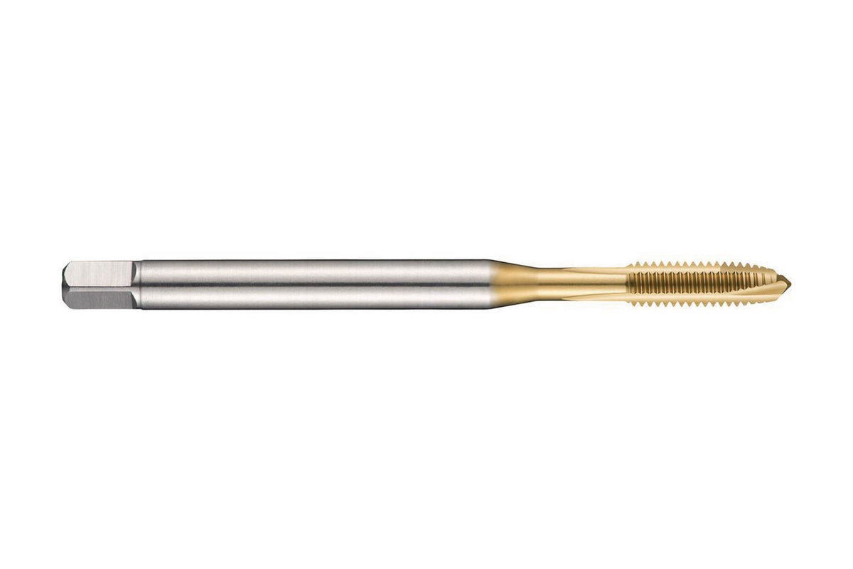DORMER Maschinengewindebohrer DIN 371B EP00TIN M10x1.5mm HSS-E-PM TiN 2,5xD 6H – Spiralpunkt, Anschnitt Form B
