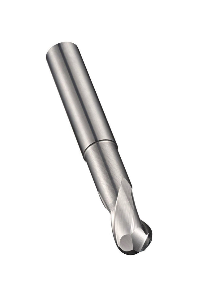 DORMER Radiusfräser S629 VHM 10 mm Kugelfräser 2 Schneiden extra kurz