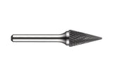 DORMER Frässtift SKM Ø12,7 mm HM Kreuzverzahnung Kegelform P823
