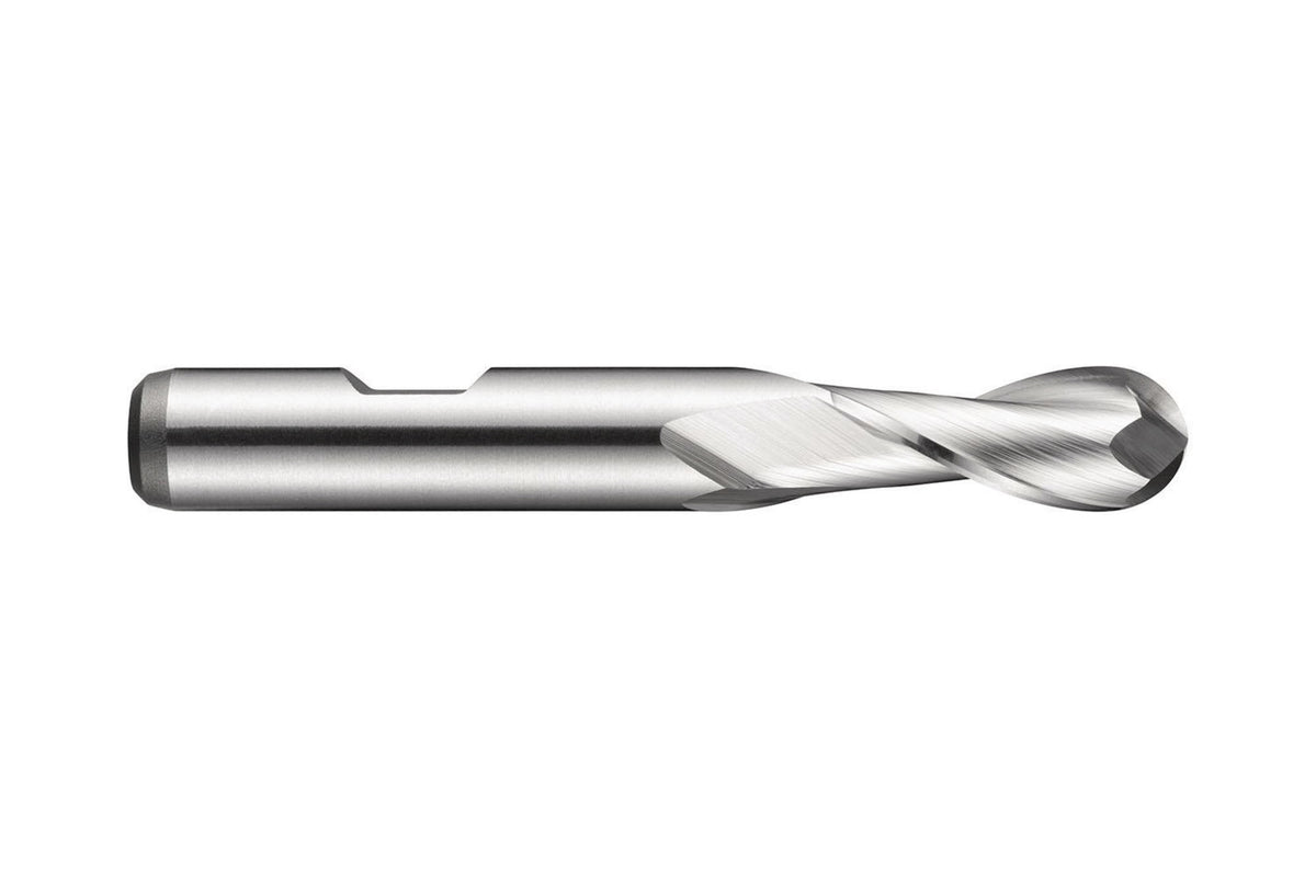 DORMER Radiusfräser C505 HSS-E Ø10 mm · 2 Schneiden · DIN 844 K · Weldonschaft