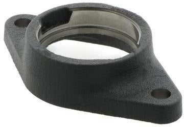 SKF Flanschlagergehäuse FYTB508 M 80 mm oval – Grauguss, für durchgehende Welle