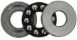 NACHI Axial-Rillenkugellager 51107 G, 35 x 52 x 12 mm, einseitig wirkend, Polyamidkäfig
