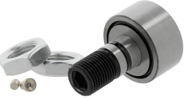 NADELLA Laufrolle GC35 SW – 16 mm Innen-Ø, 35 mm Außen-Ø, ballige Mantelfläche