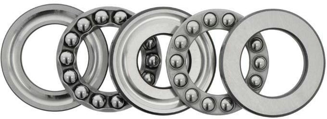 SKF Axial-Rillenkugellager 52213, 55x100x47 mm, zweiseitig wirkend, Stahlblechkäfig