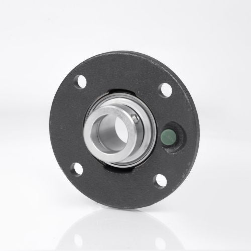 SNR Flanschlager-Gehäuseeinheit UCFCE205 25 mm rund – 4-Loch Grauguss mit zweifacher Dichtung